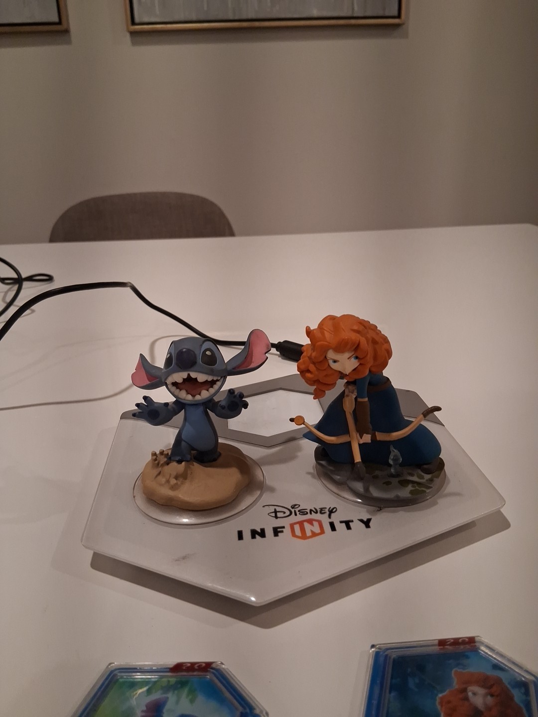 Disney Infinity 2.0 PS3/Xbox/WiiU Complete Set Merida Stitch Base Discs Game