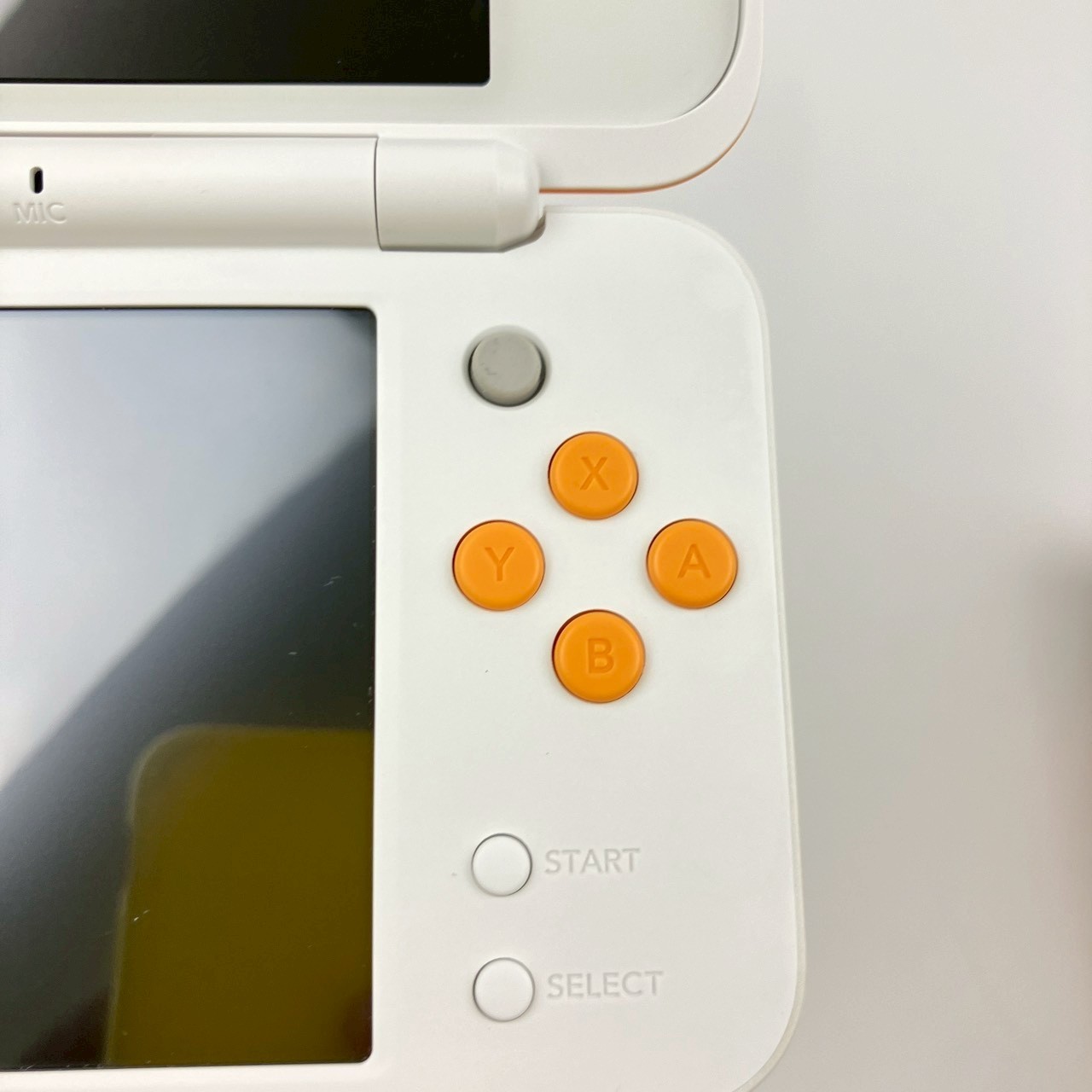 Nintendo new 2DS LL XL White Orange Console S Rank Japanese Only Boxed