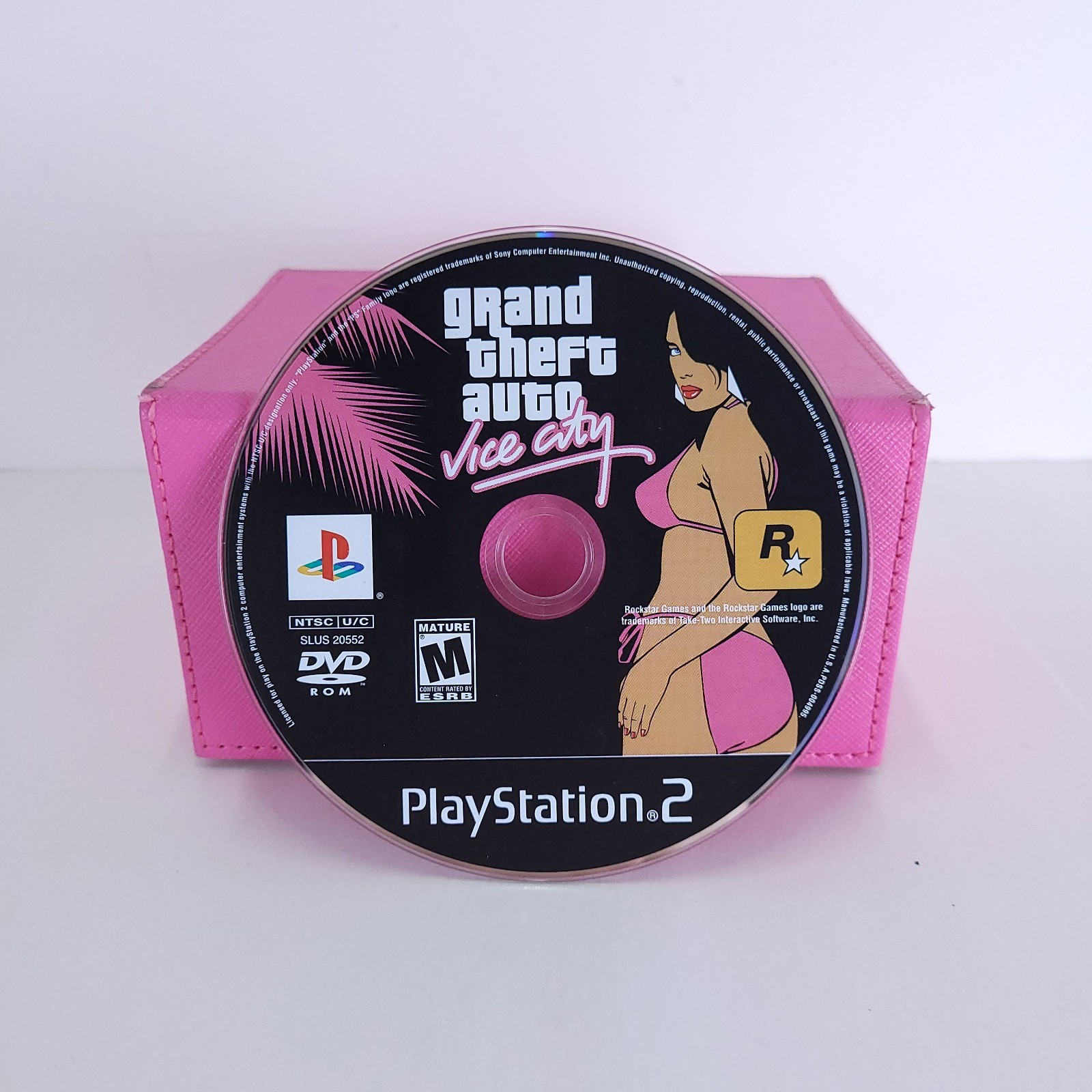 Grand Theft Auto Vice City w/Manual + Map Sony Playstation 2 PS2