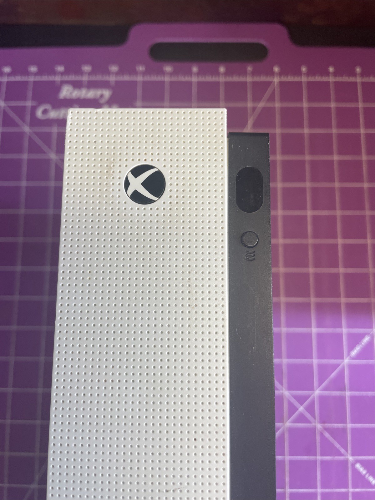 Microsoft Xbox One Slim Console only Parts/Repair. Not Sure What Stain On Top Is