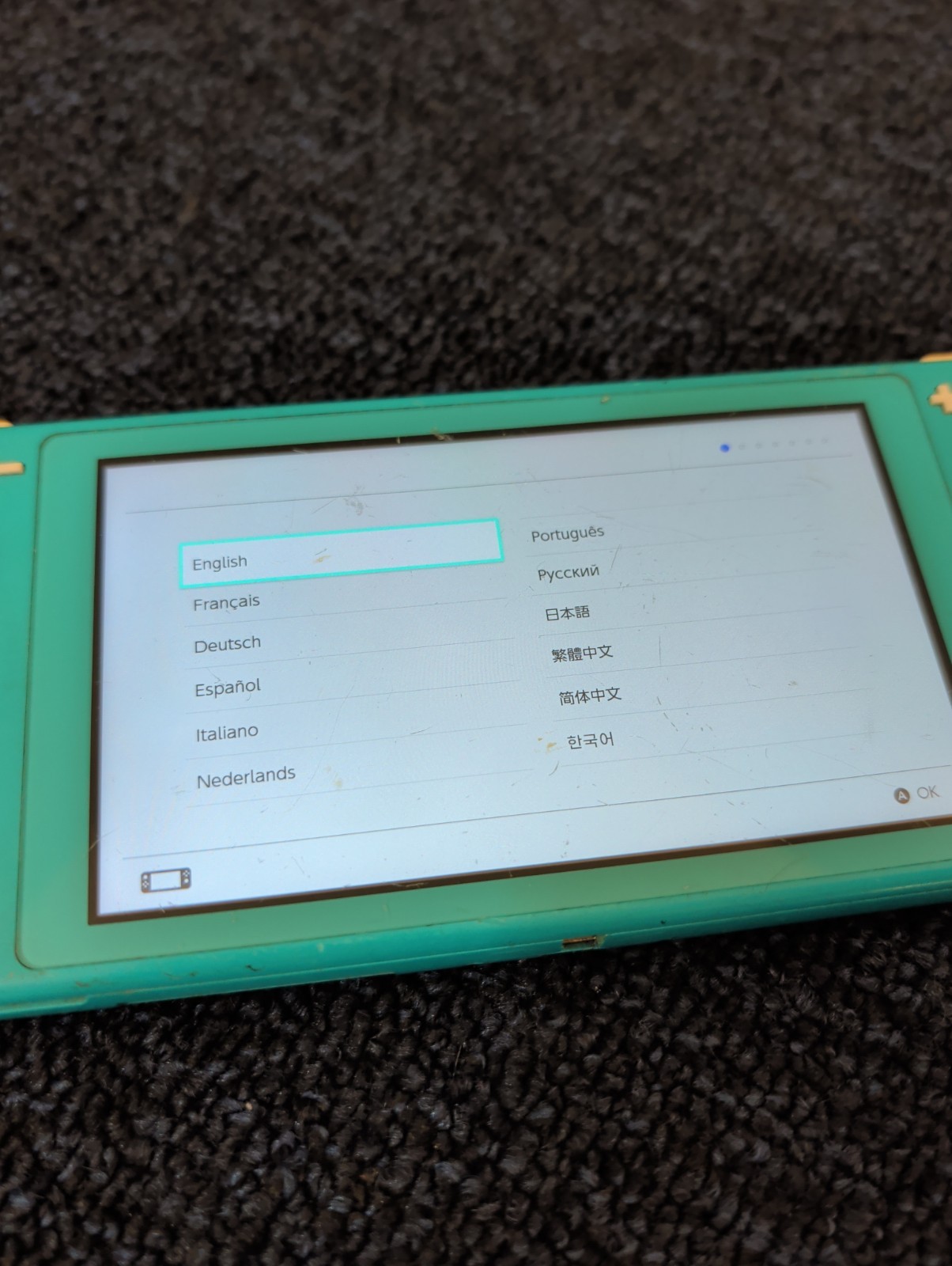 TESTED & RESET Nintendo Switch Lite Handheld Gaming Console Turquoise (HDH-001)
