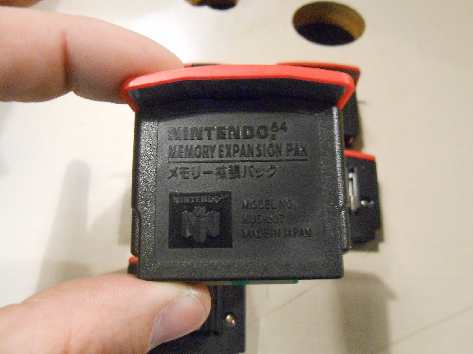 Nintendo 64 N64 System Memory Expansion Pack/Pak OFFICIAL/AUTHENTIC/OEM Tested!
