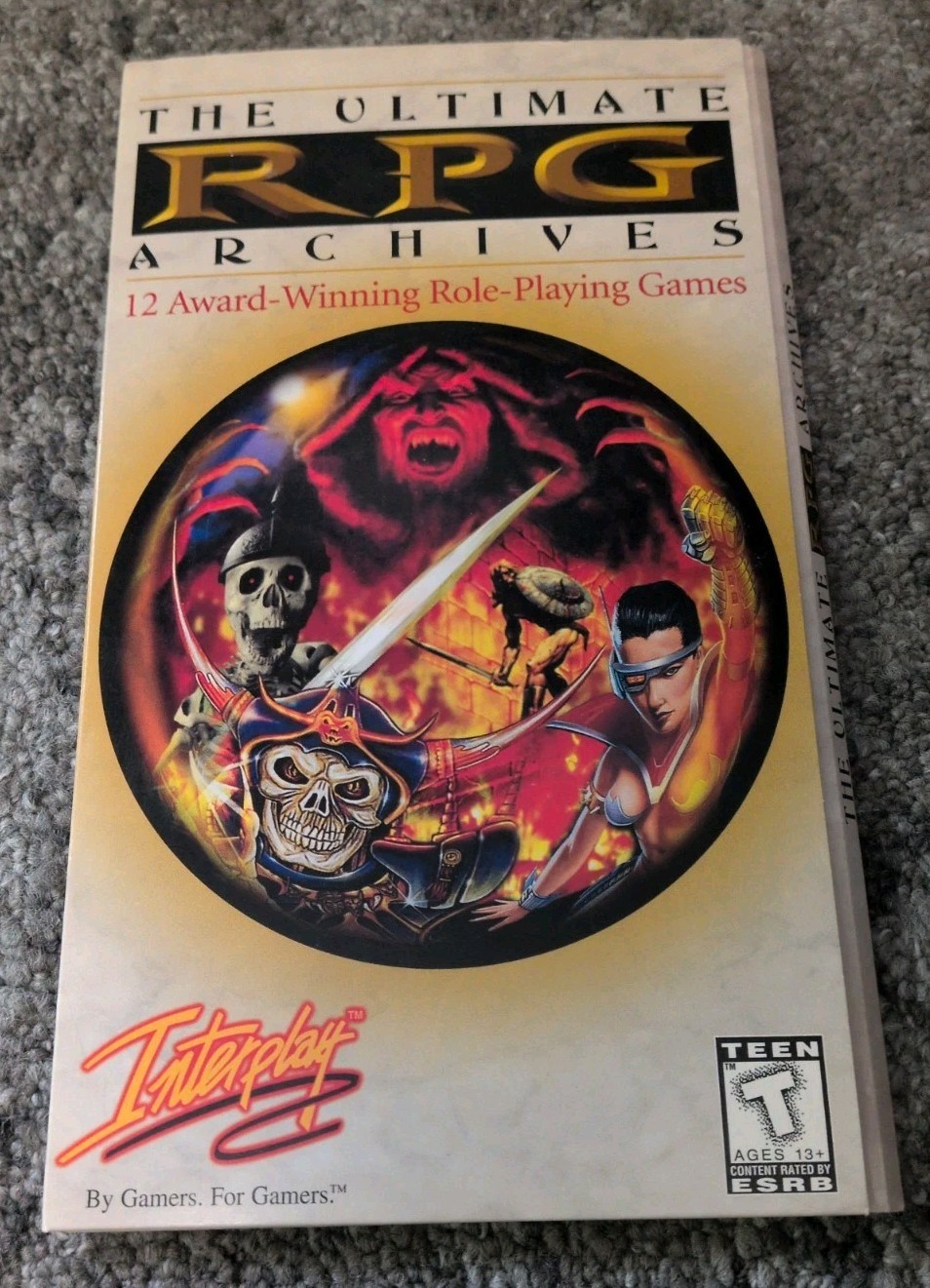 Ultimate RPG Archives PC CD-ROMs, Instruction Manual & Maps Interplay 12 Games