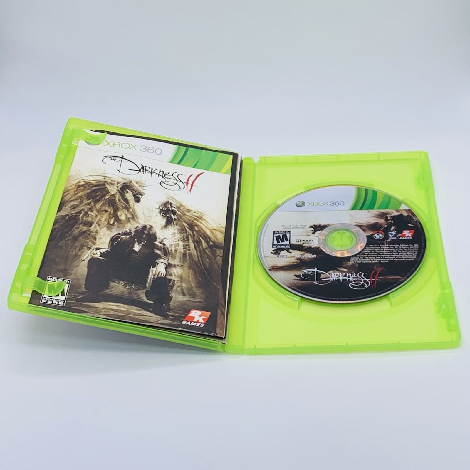 The Darkness II 2 Limited Ed Xbox 360, 2012 – CIB with Manual Poster & 2 Inserts