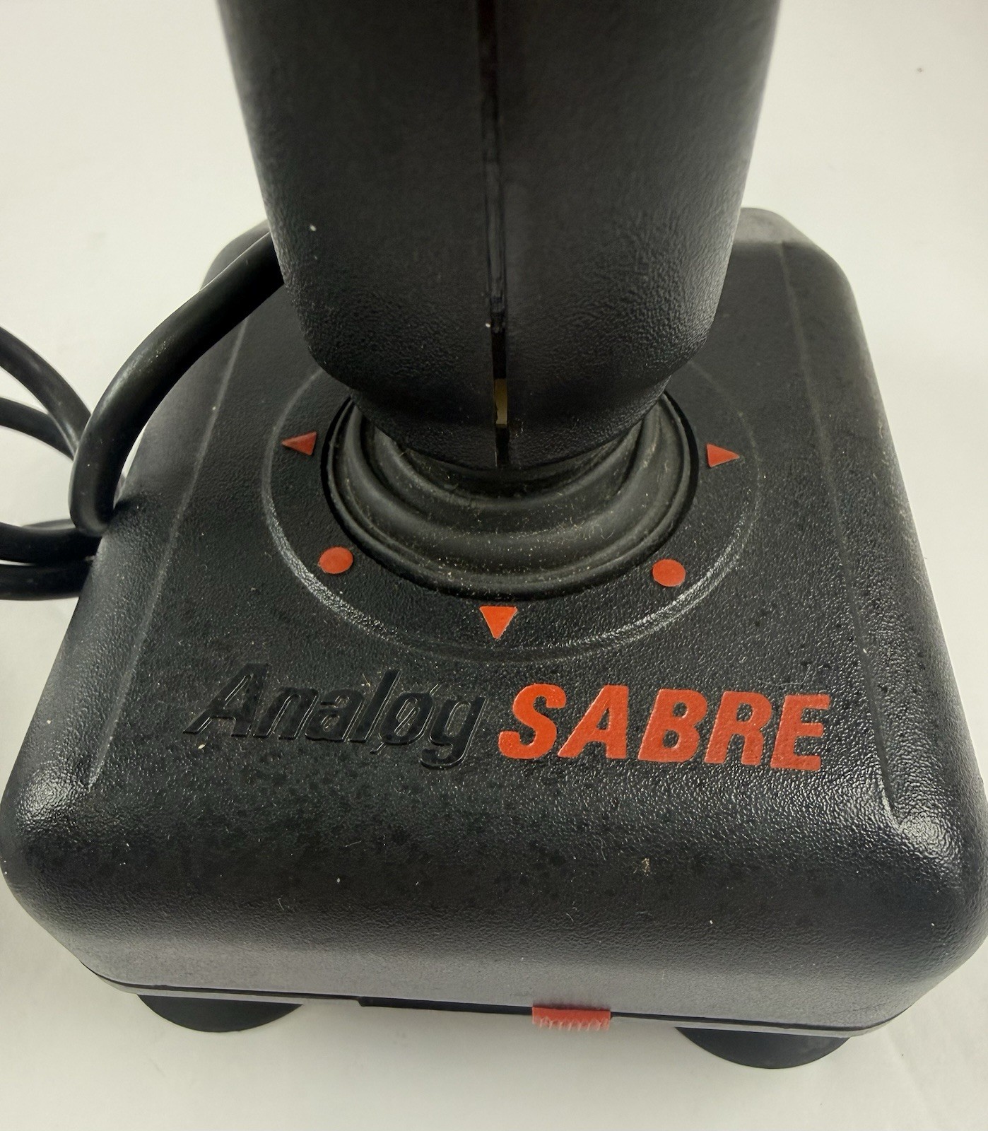 Suncom Analog Sabre Joystick Black And Red 2 Button Control Suction Mount