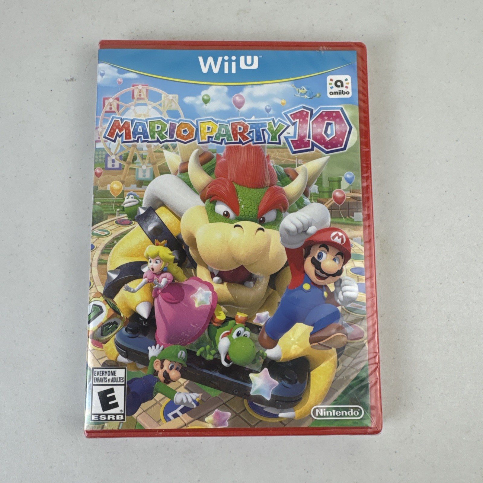 Mario Party 10 Wii U Factory Sealed RARE Red Case Variant Nintendo Quick Ship