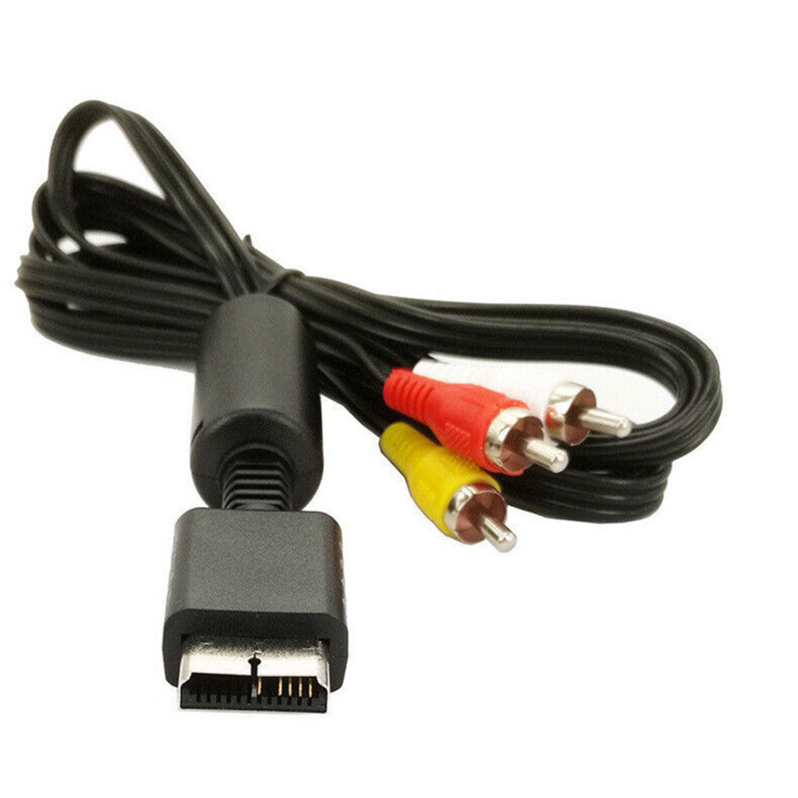 TV AV RCA Audio & Video Cable Lead Cord for SONY Playstation 1 2 3 PS1 PS2 PS3 b