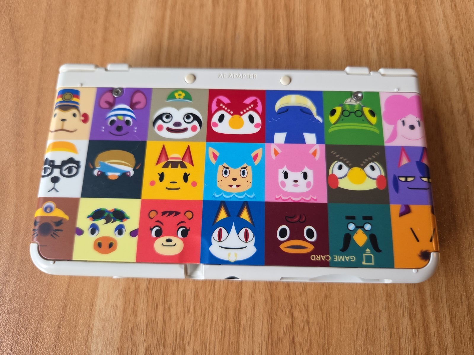 Nintendo New 3DS Animal Crossing Cover Plates White Console Tested Japan Region