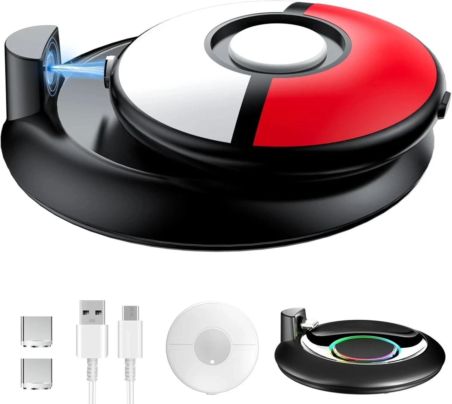 Poke GO Plus + Charger Poke GO Plus Plus Charging Dock With Silicone Case For..
