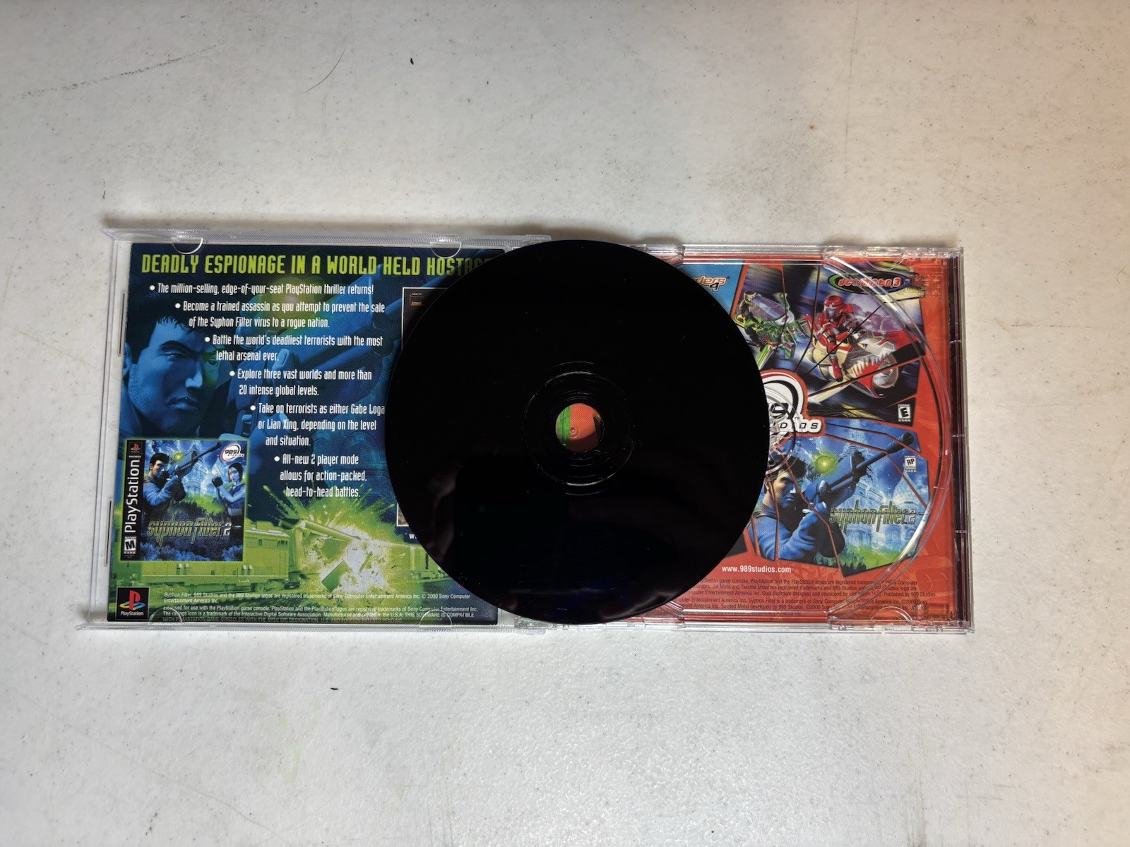 PlayStation Syphon Filter Bundle (1,2,3) PS1 Games CIB Complete in Box TESTED