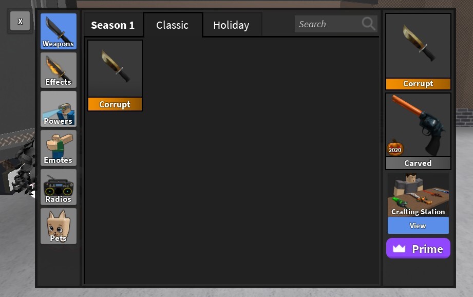MURDER MYSTER 2, CORRUPT KNIFE FOR SALE. NEW!