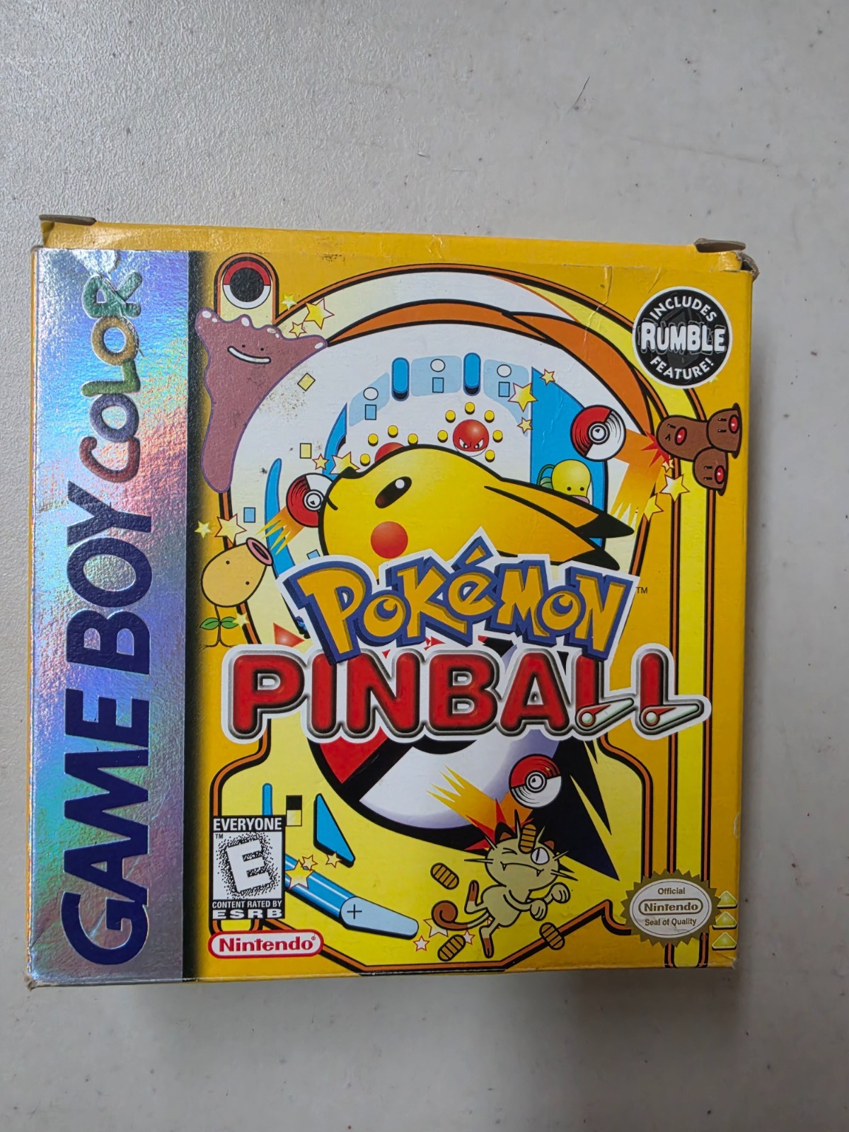 Pokemon Pinball (Game Boy Color | GBC) Authentic BOX MANUAL INSERT ONLY