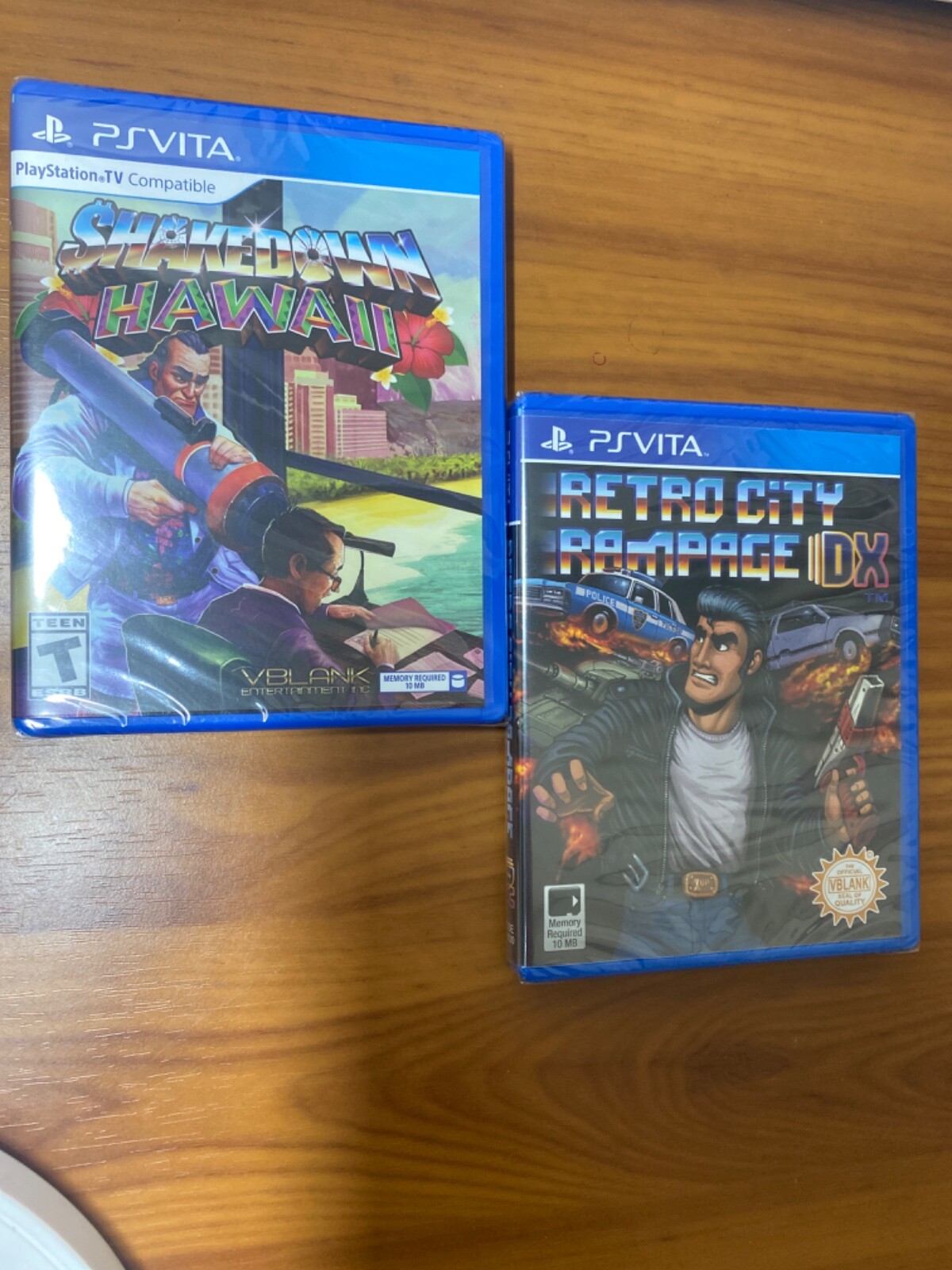 Shakedown Hawaii+Retro City Rampage Playstation PS Vita Games Lot new SEALED