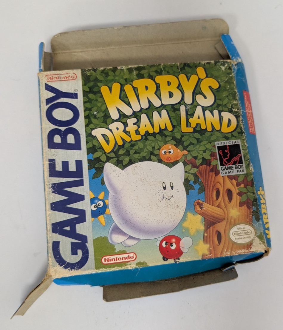 Kirby’s Dream Land Nintendo Game Boy Authentic Complete in Box + Manual