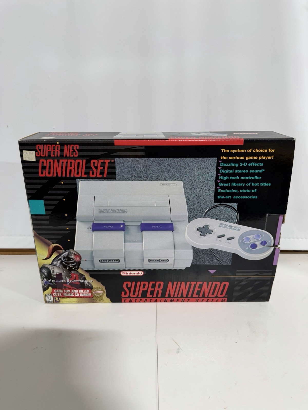 Super Nintendo SNES Killer Instinct Console CIB Matching Serial MINT NEW?? Rare