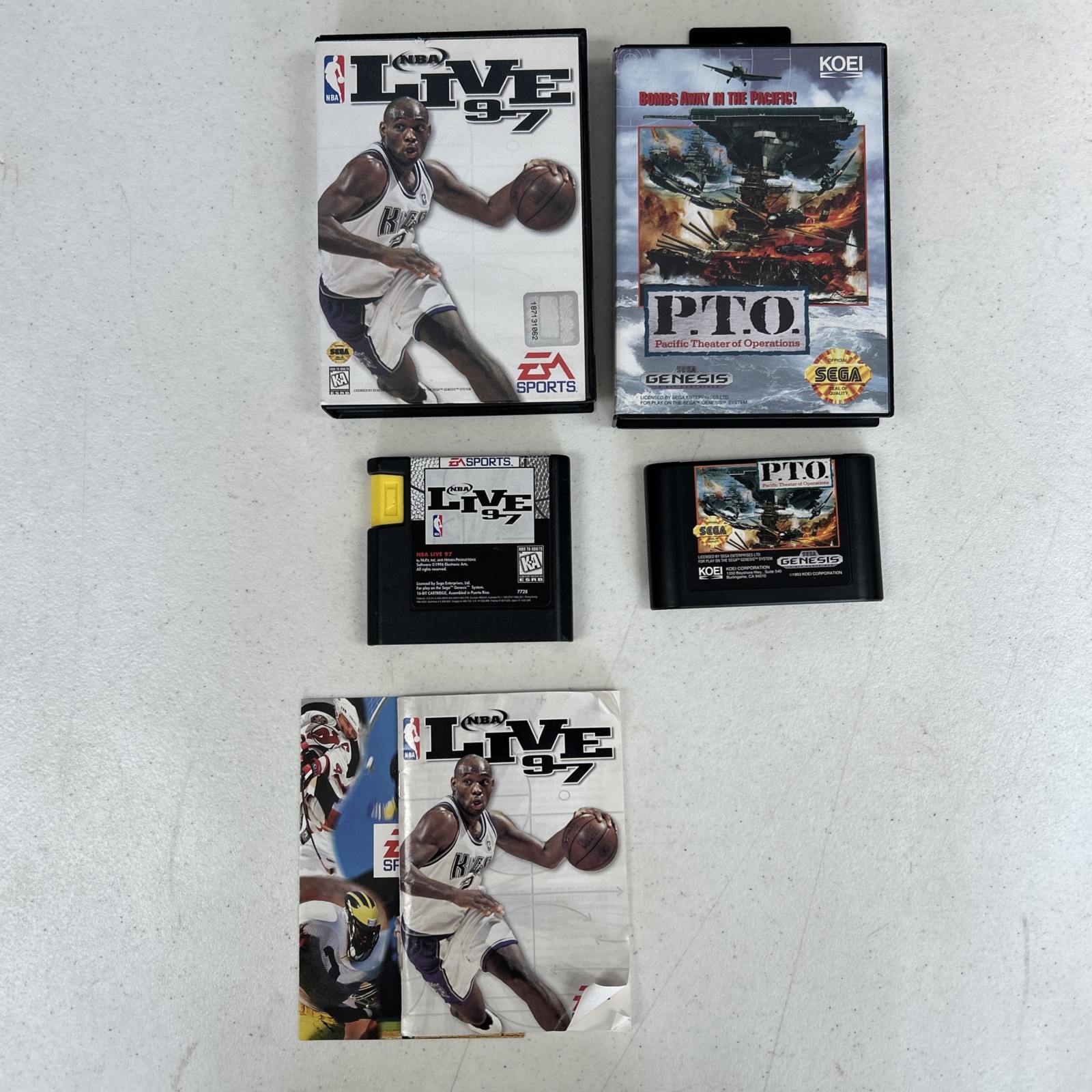 Lot Of 10 Sega Genesis Video Games PTO Shaq Fu Lion King