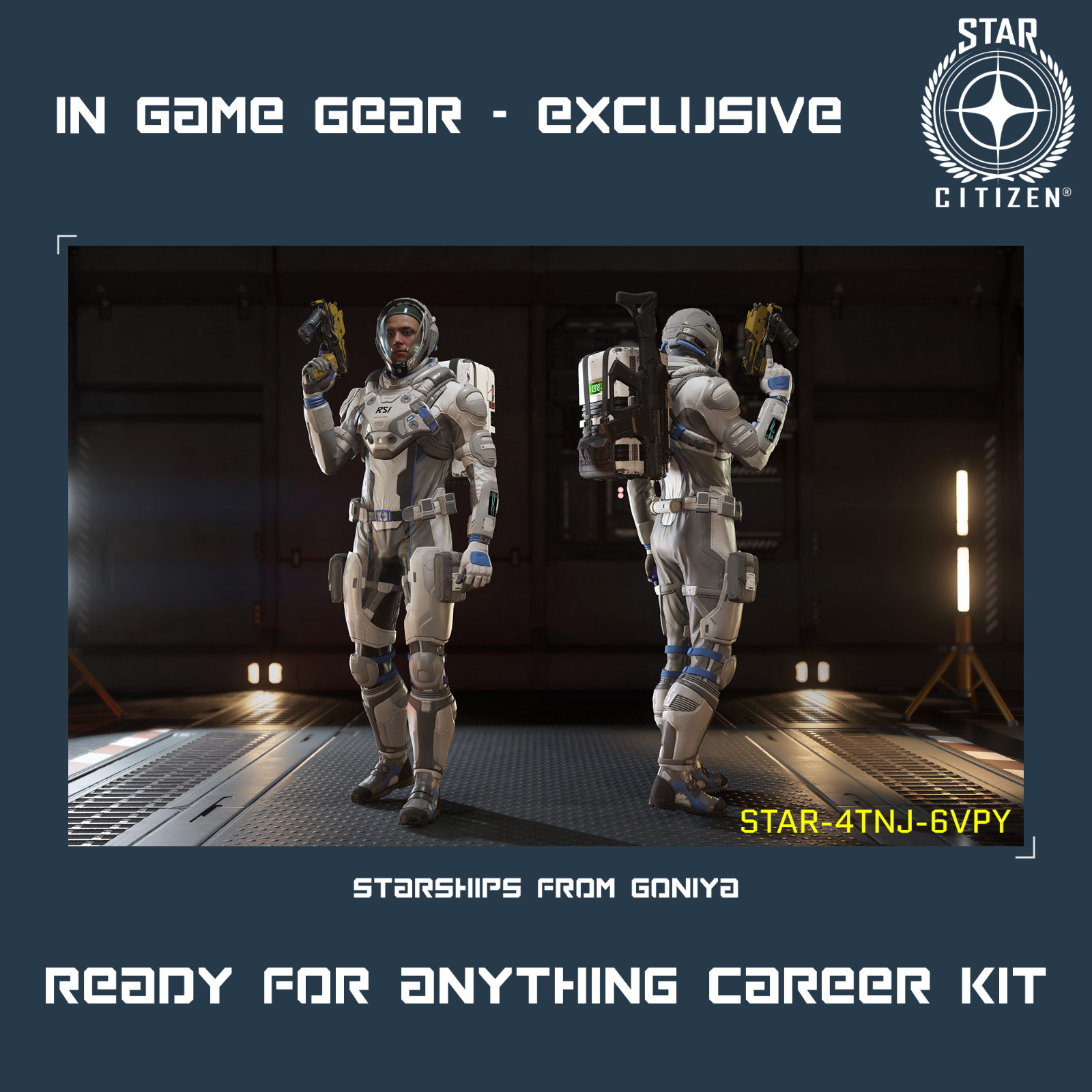 STAR CITIZEN – CAREER KIT – (IN GAME GEAR)