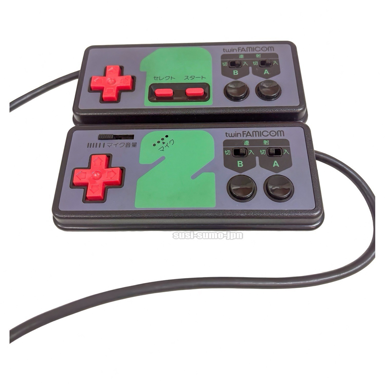 Sharp Twin Famicom Console Black AN-505-BK New Belt Replaced Tested Console Only