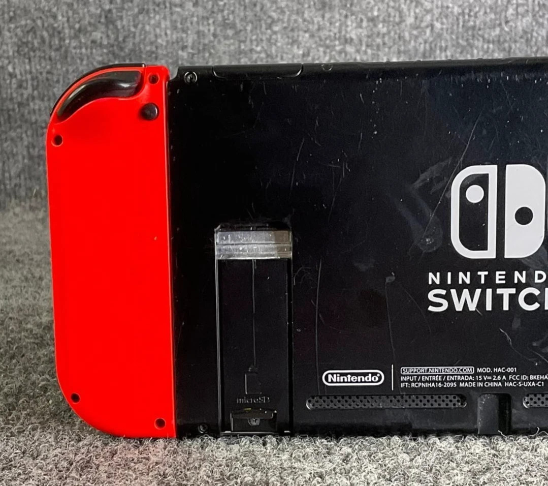 Nintendo Switch 32GB Console Neon Red Blue Joy-Cons Used Box