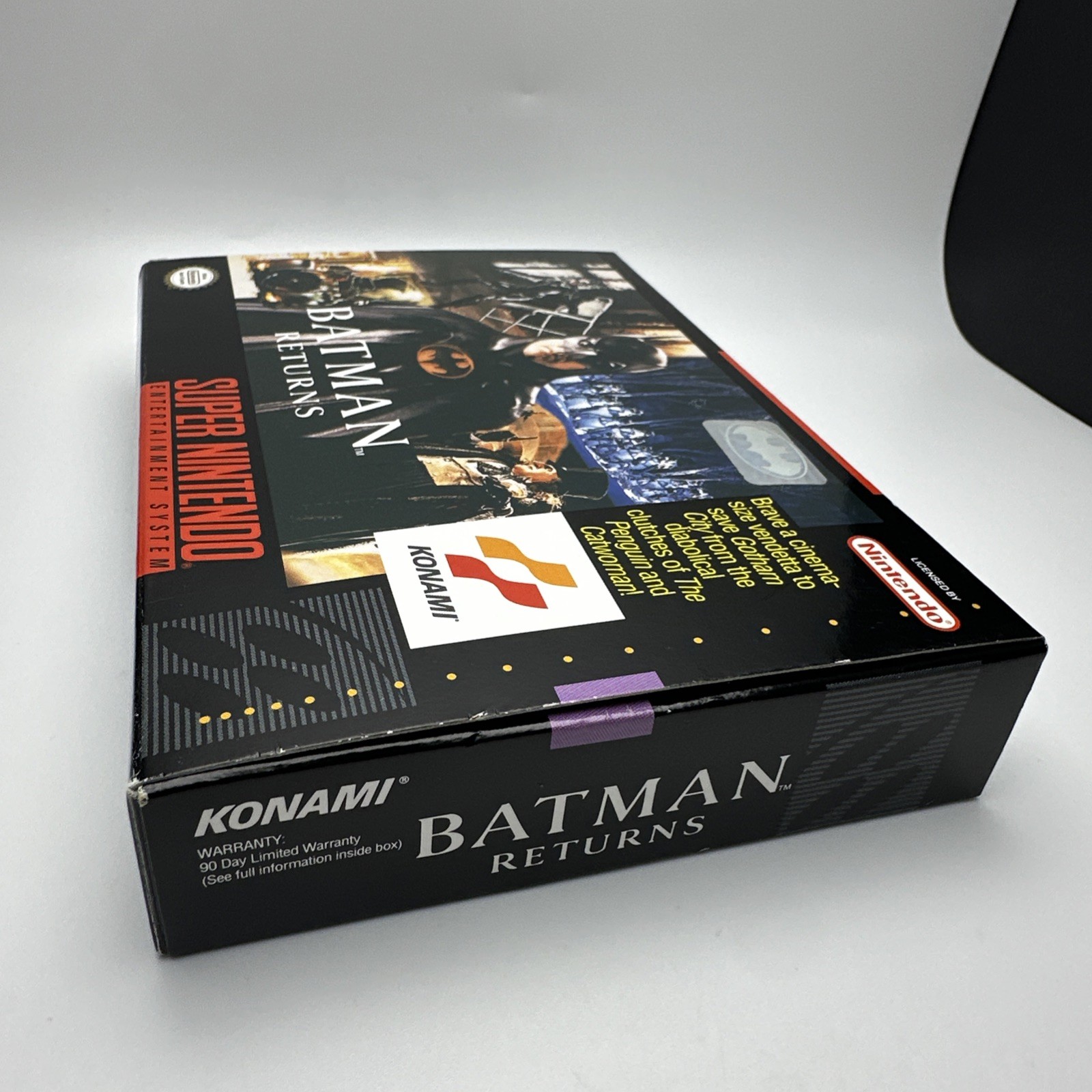 Batman Returns Super Nintendo SNES Complete CIB Nice Box Very Good Condition