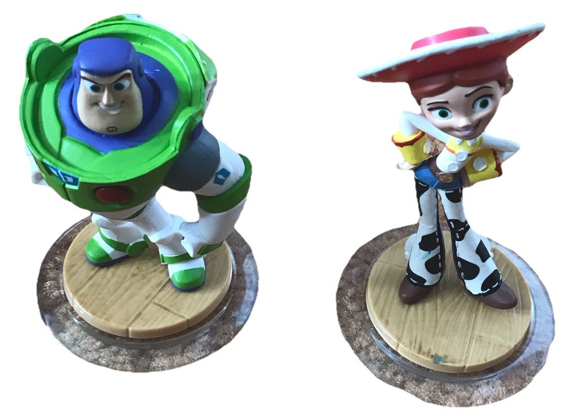 Disney Infinity Toy Story Buzz Lightyear INF-1000008 & Jessie INF-1000009 Figure