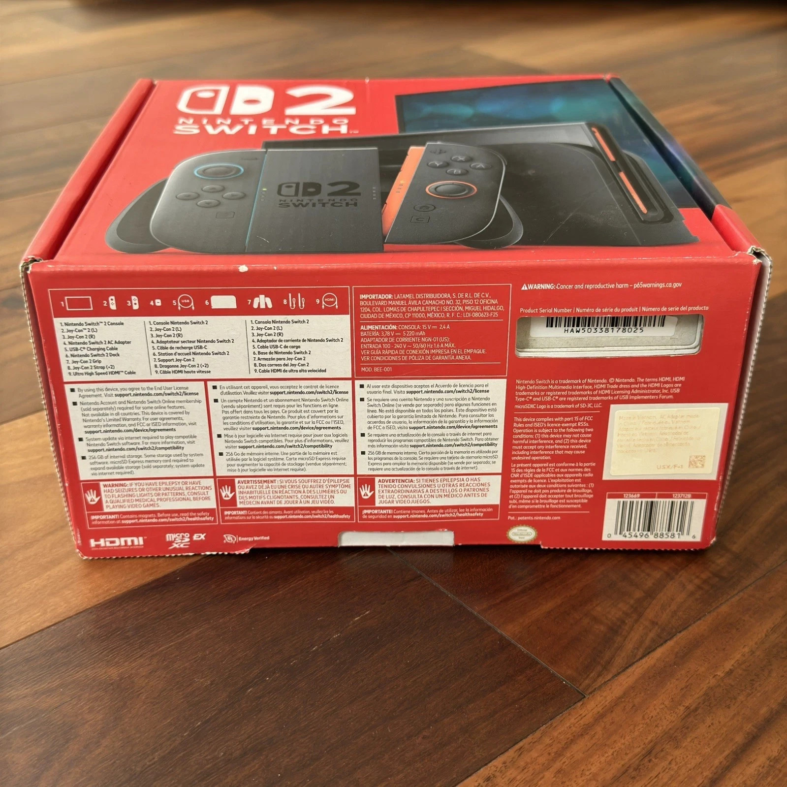 Nintendo Switch 2 Console Box Only, (NO CONSOLE)