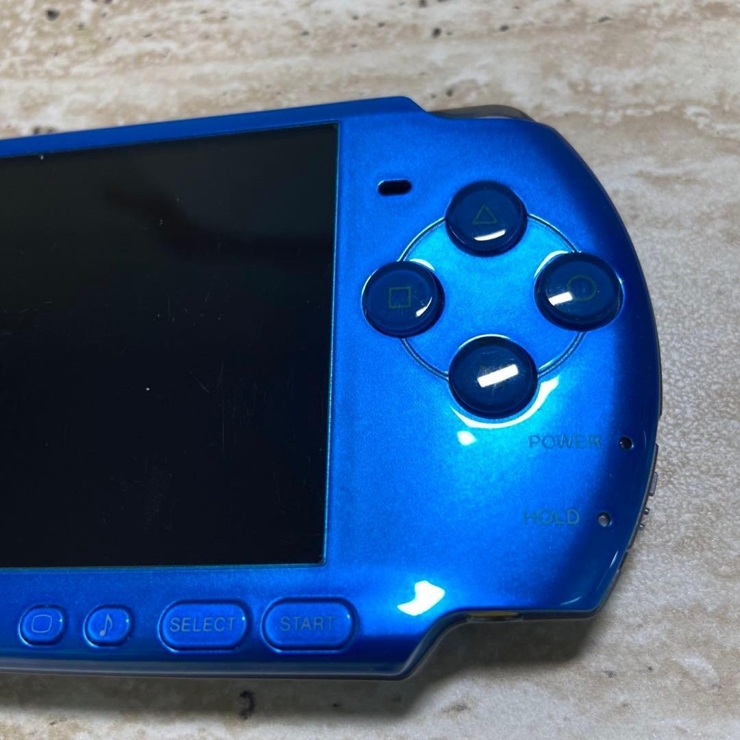 Sony PSP 3000 Vibrant Blue Complete in Box Very Good Condition 7084