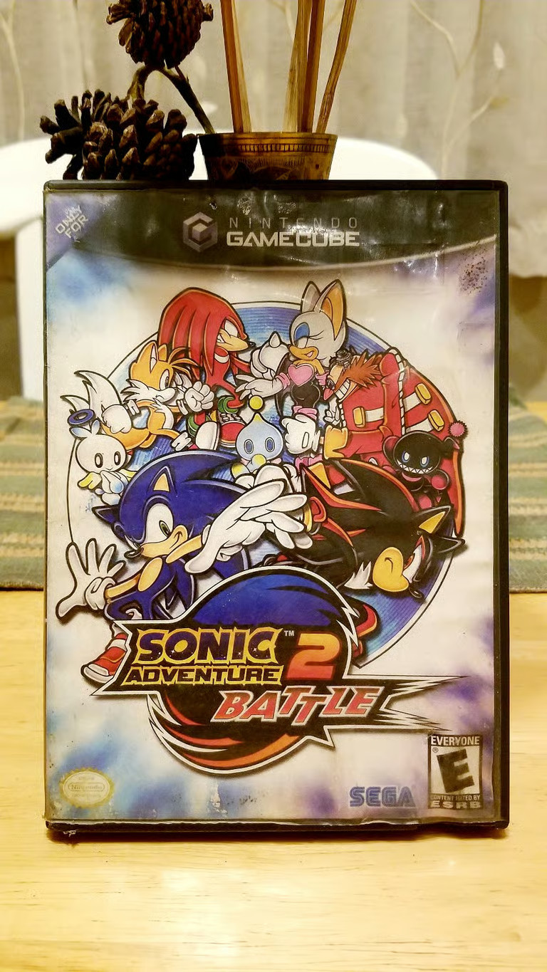 Sonic Adventure 2 Battle (Nintendo GameCube, 2004) Authentic Tested