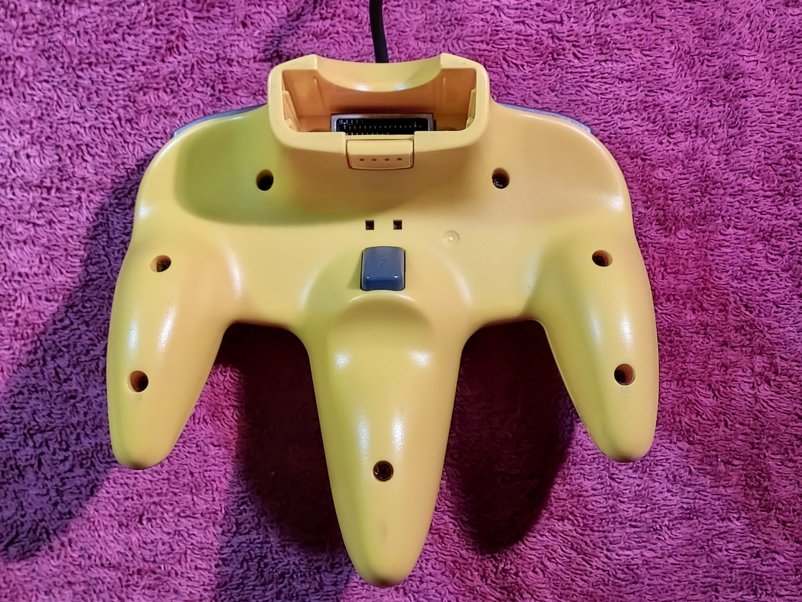 Official Nintendo 64 N64 Yellow Controller CIB Complete in Box Original Genuine