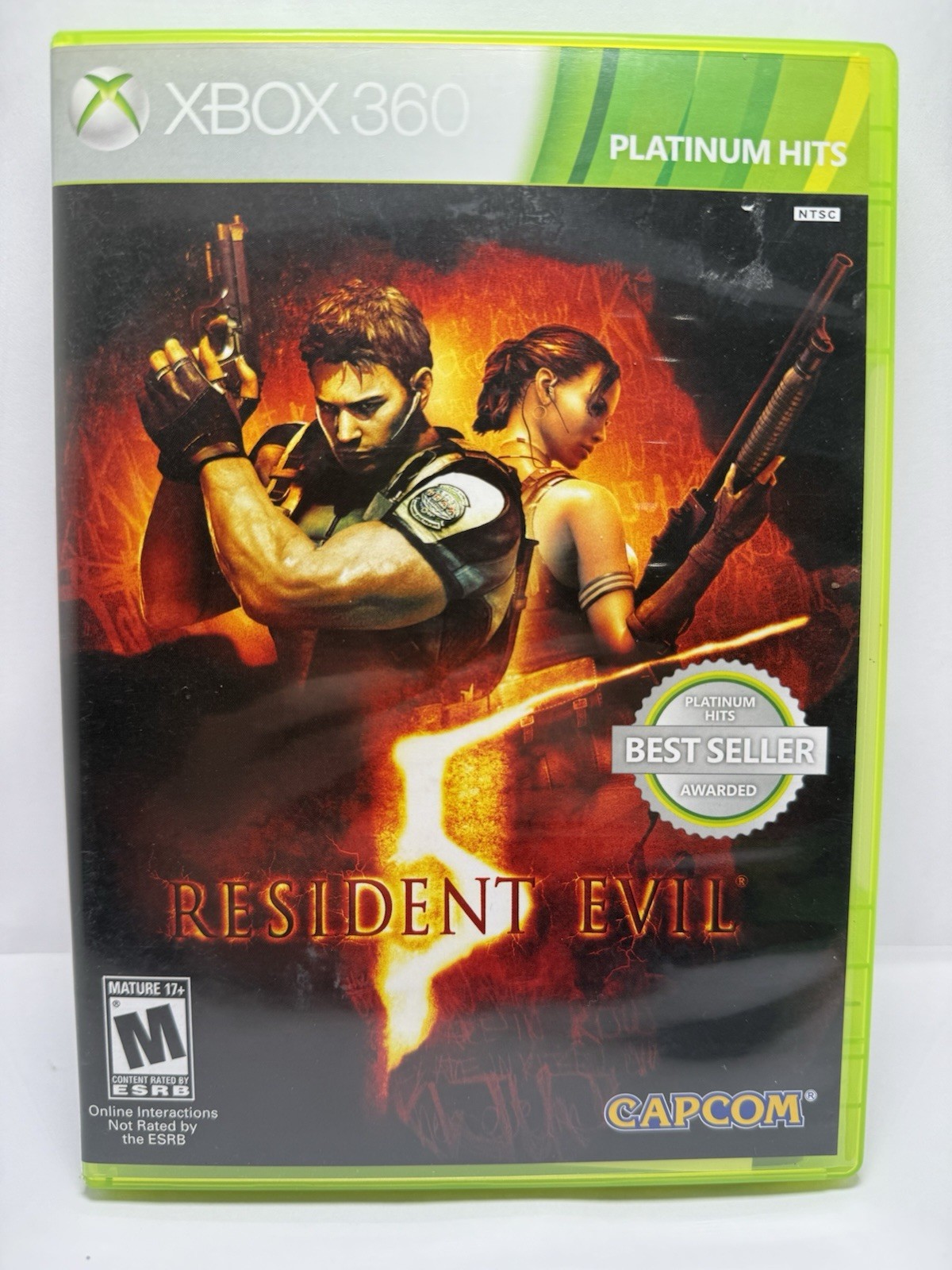 Lot Of 5 Xbox 360 Horror Resident Evil Condemned Vampire Games Tested Working