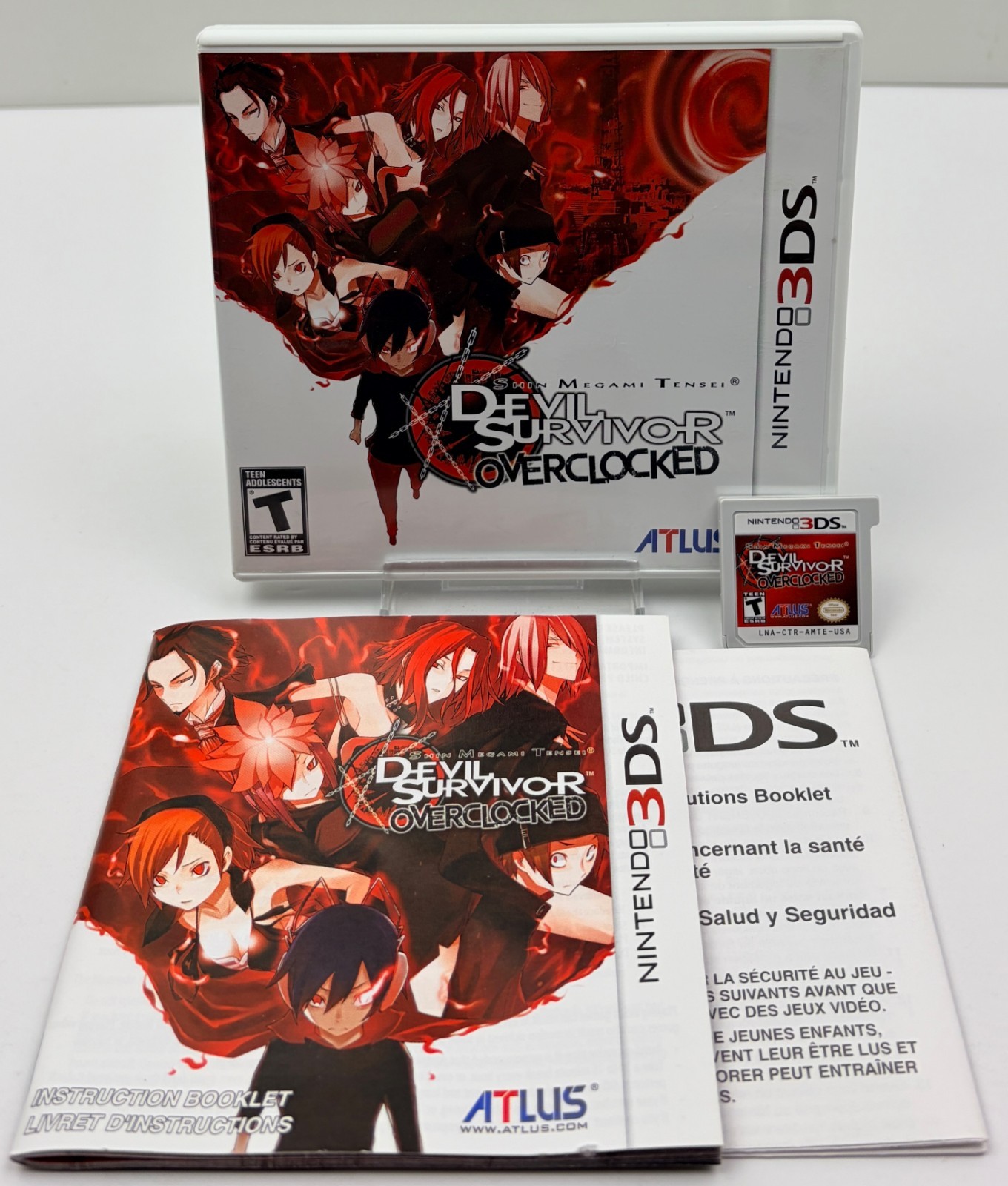 Shin Megami Tensei Devil Survivor Overclocked (Nintendo 3DS, 2011) 3DS CIB