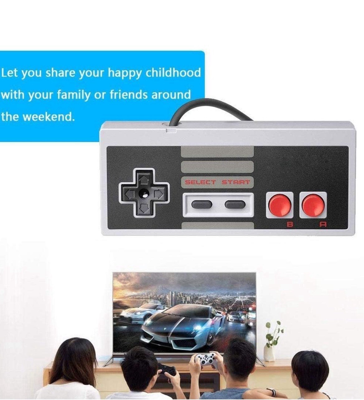 New Mini Anniversary Edition Video Game Console 620 Built In Games W/2 Control
