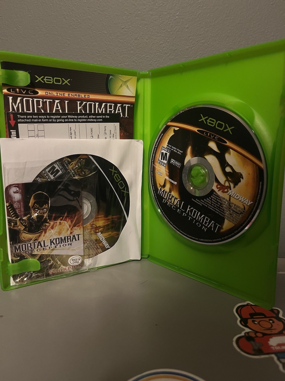 Midway Mortal Kombat Deception Collector’s Edition Xbox NTSC-U/C M Fighting