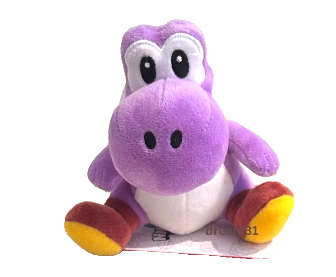 BNWT Epic Universe Super Nintendo World Purple Yoshi 5″ Shoulder Magnet Plush