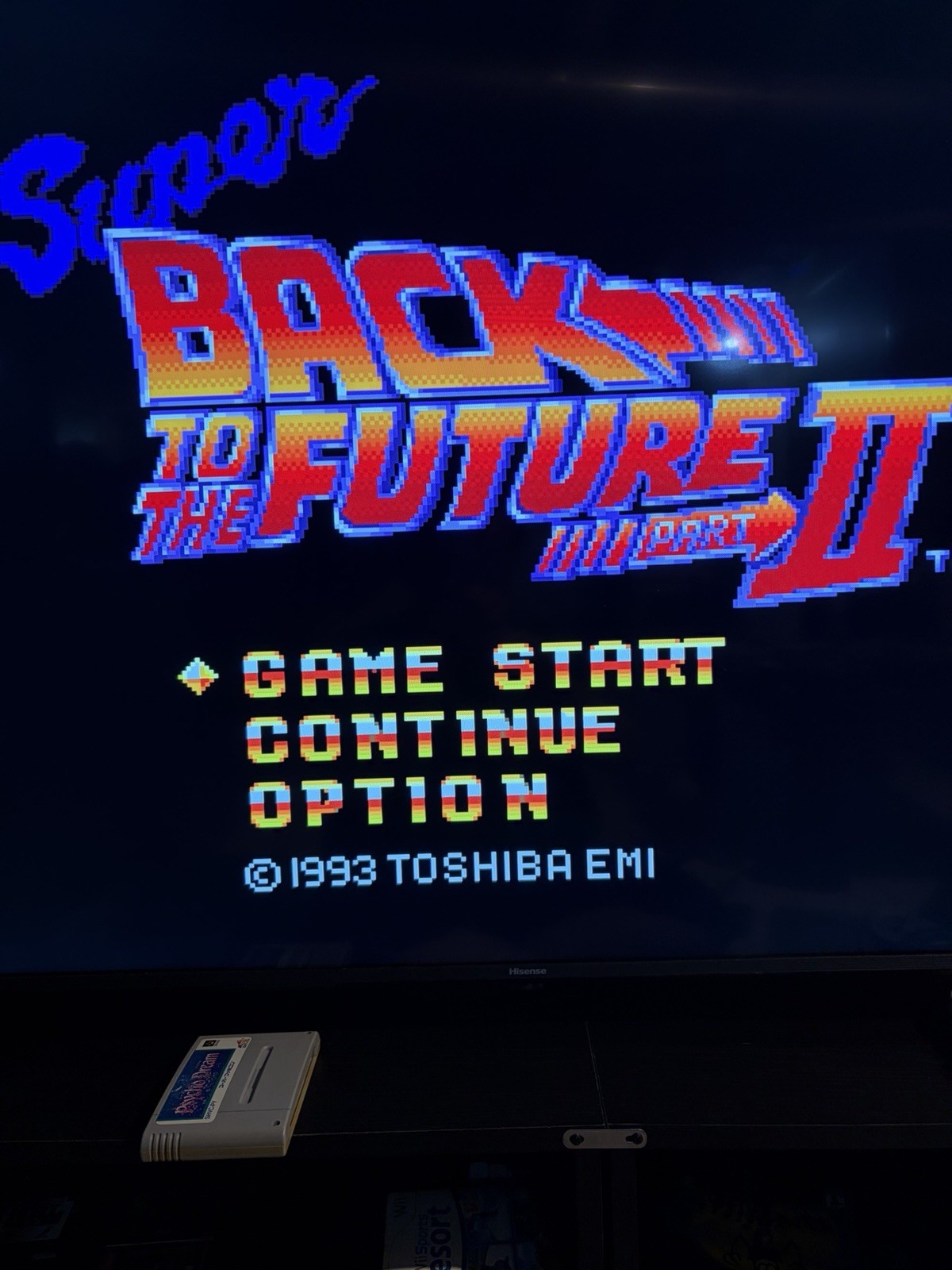 super back to the future 2 super famicom US Seller