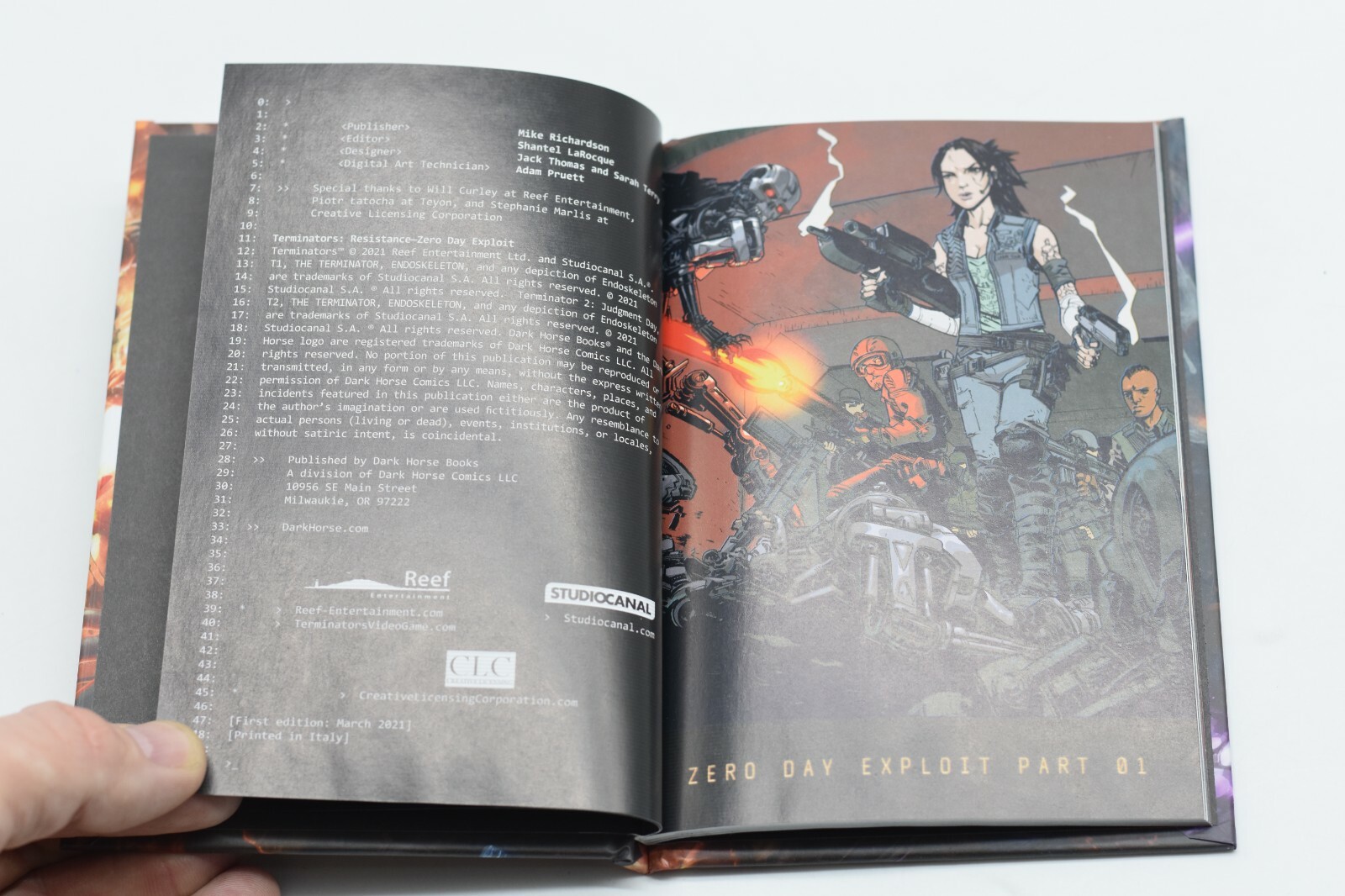 Dark Horse Enhanced Collector’s Edition Terminator Resistance Ashcan Comic Yes