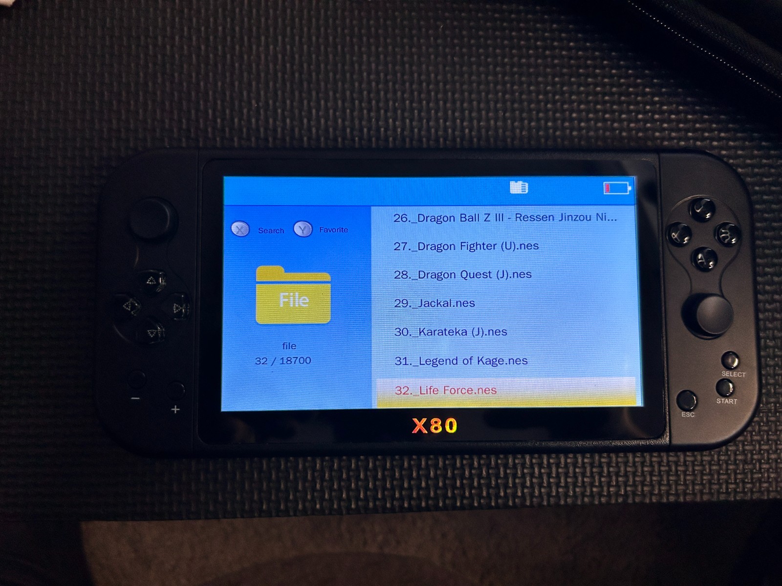 X80 GAMING HANDHELD (64GB GAME CARD) FREE BT EAR BUDS (GXRG)