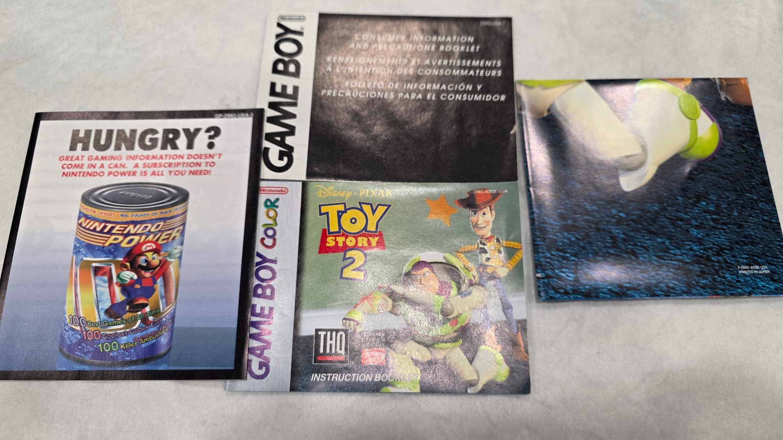 Toy Story 2 (Nintendo Game Boy Color, 1999, THQ, Disney Pixar) CIB Authentic