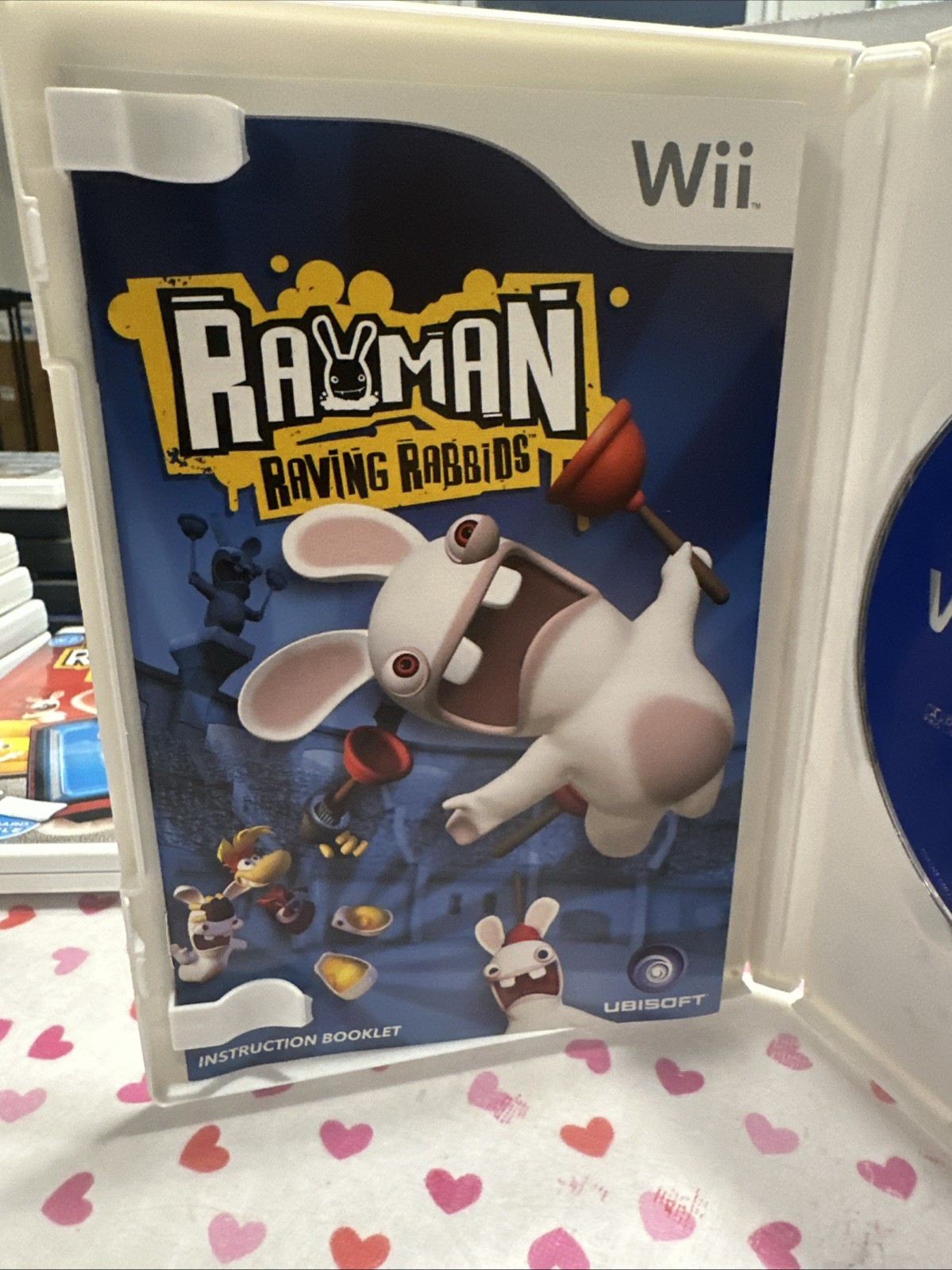 Lot Of 3 Rayman Raving Rabbids Nintendo Wii Tested Working