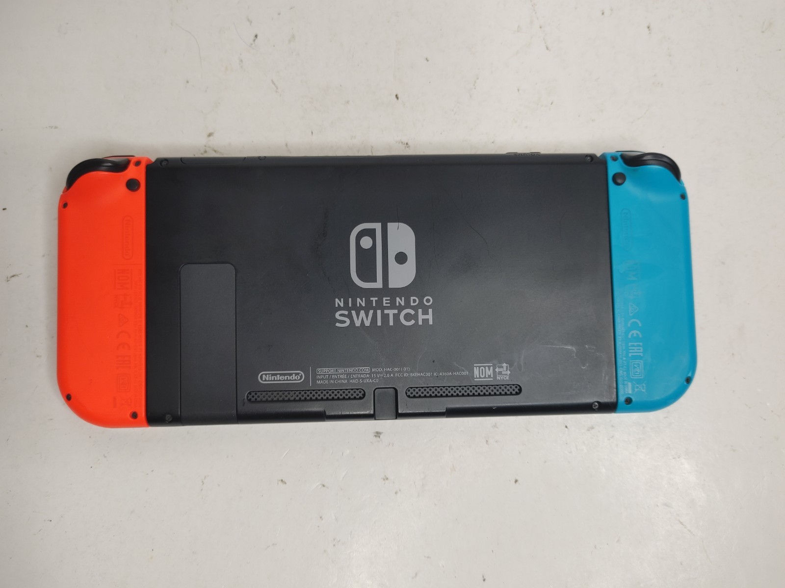 Nintendo Switch HAC-001 Console w/ Dock, Red/Blue Joy-Con