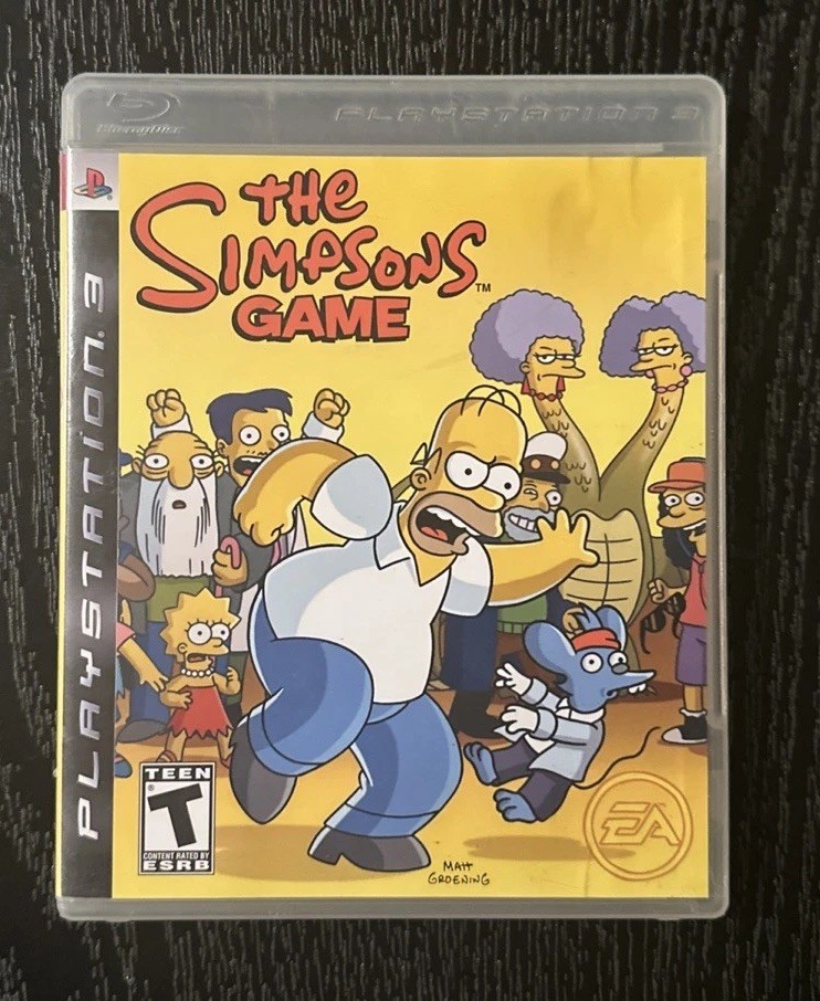 The Simpsons Game (PlayStation 3 PS3, 2007) – Complete w/ Manual – TESTED