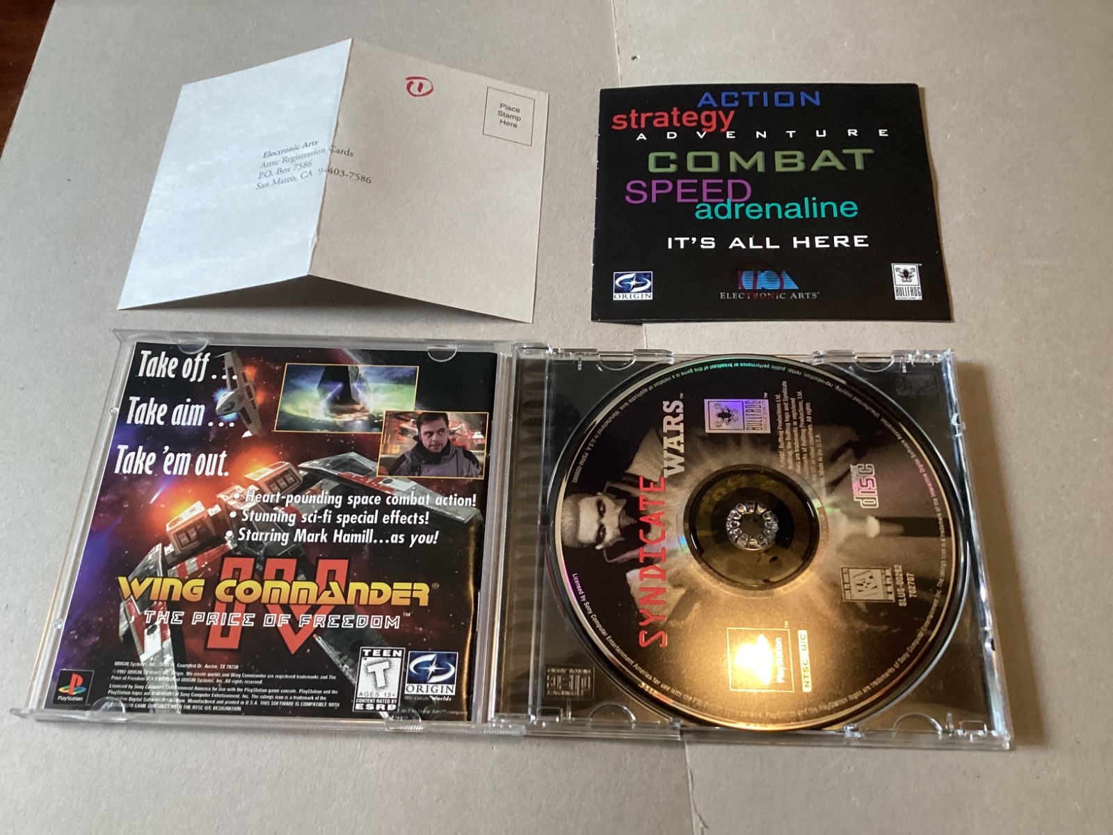 Syndicate Wars Playstation 1 PS1 CiB Complete with Inserts Tested