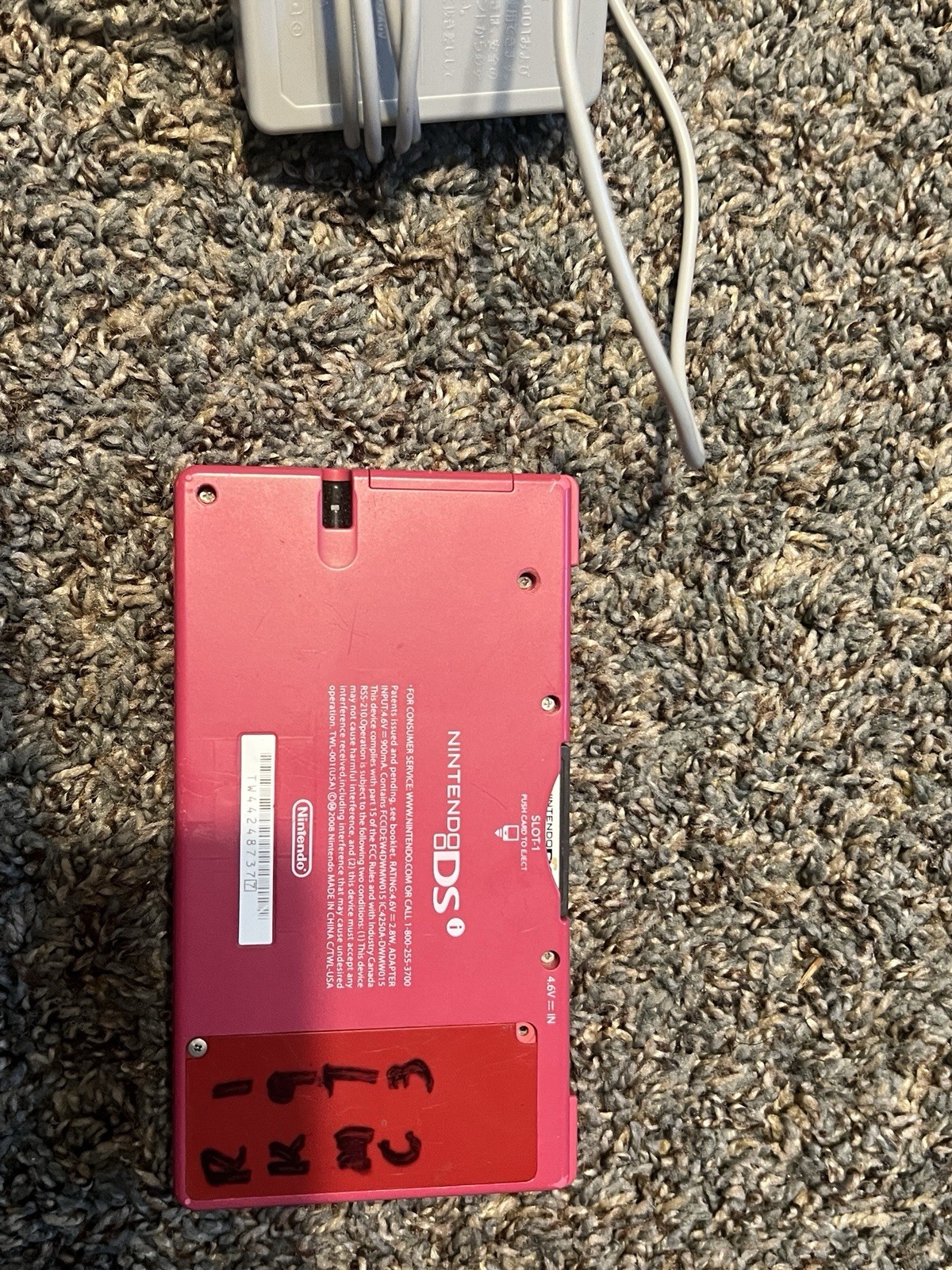 Nintendo DSi 256MB Pink Handheld System Read!