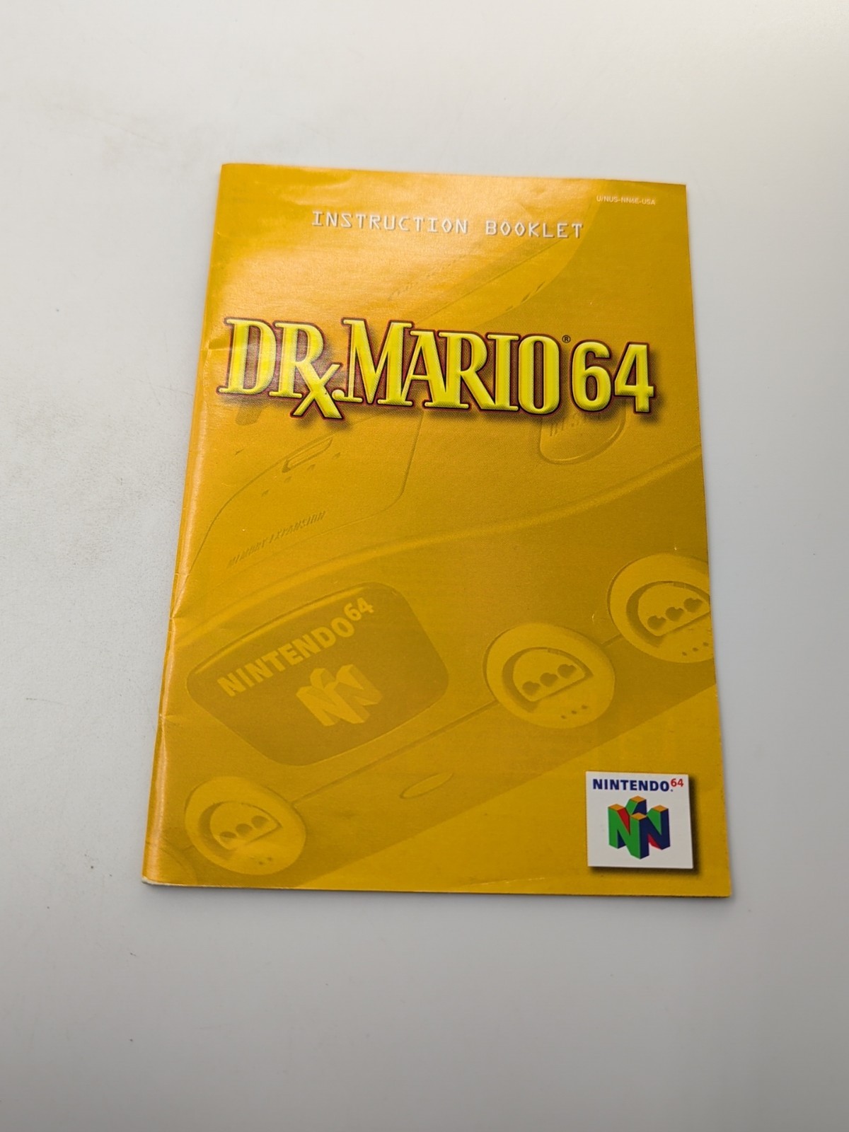 Dr. Mario 64 N64 MANUAL ONLY