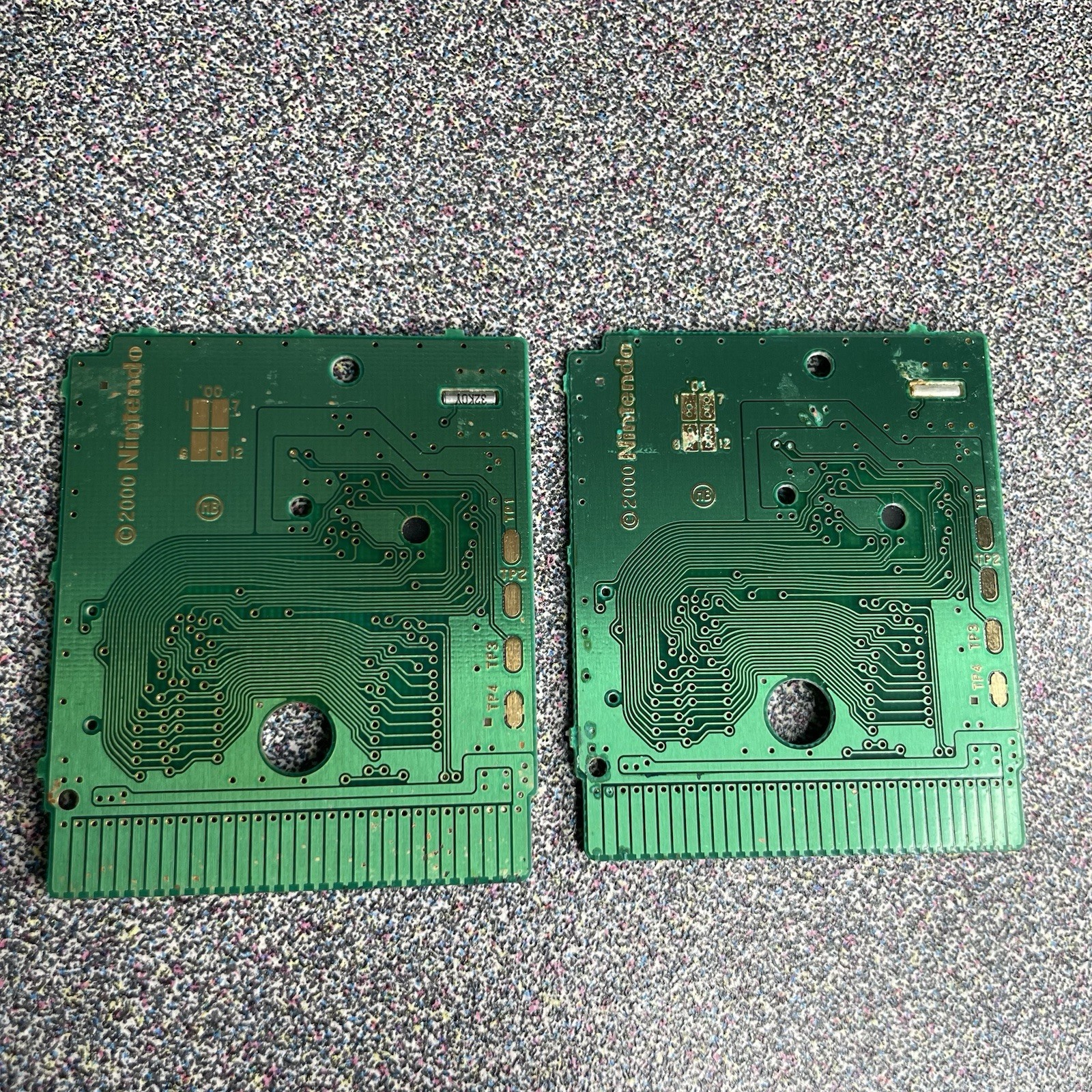 Pokémon Games Red Yellow Gold Nintendo GameBoy Authentic Lot of 6 PARTS/REPAIR