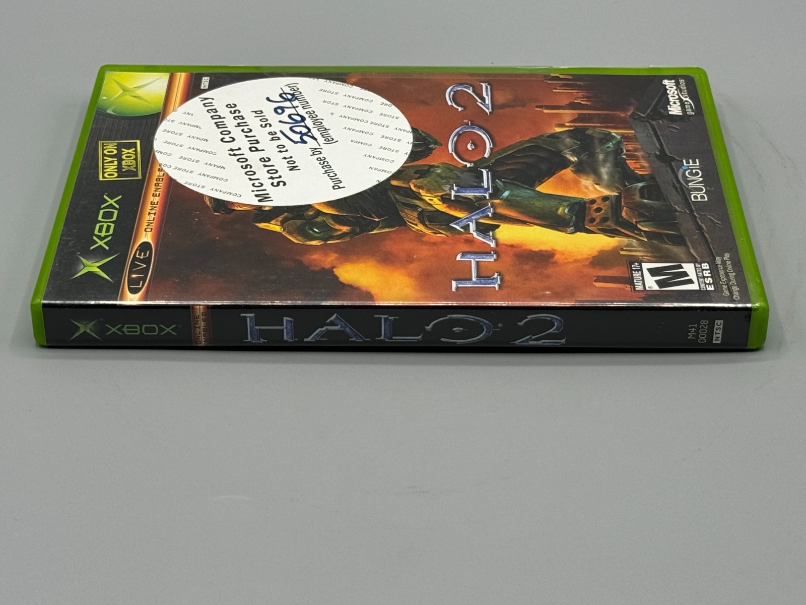 Halo 2 Microsoft Xbox Employee Store Sticker Sealed New Authentic