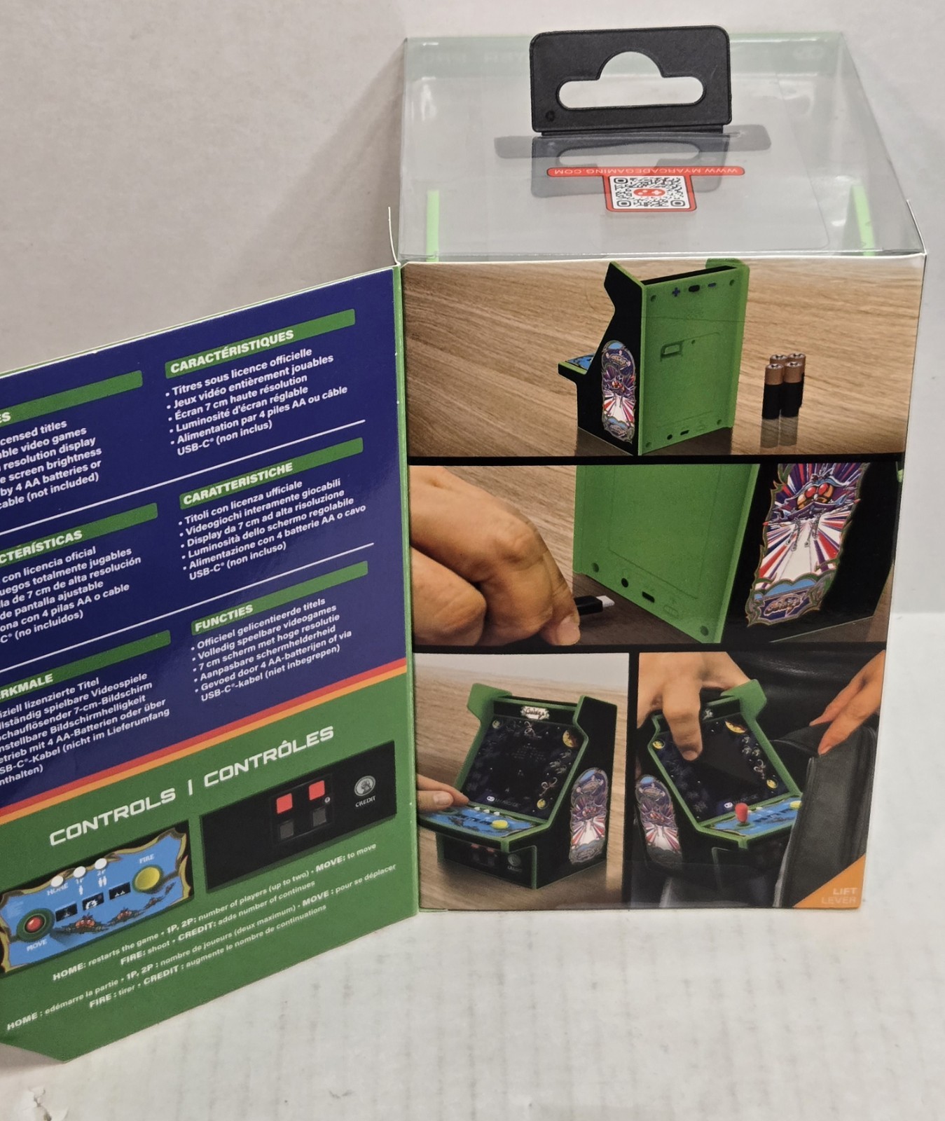 My Arcade DGUNL-4195 Galaga/Galaxian Micro Player Pro Portable Retro Arcade New