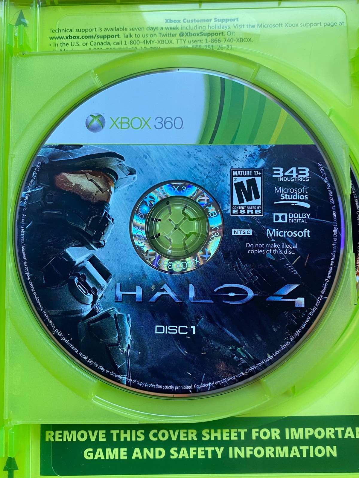 XBOX 360 – Halo 4 Game by 343 Industries In Excellent, New Like Condition
