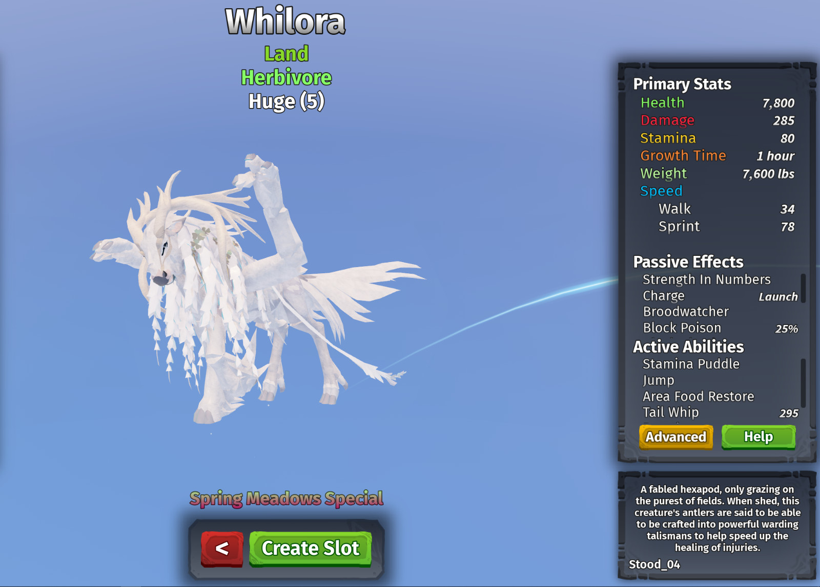 Whilora Species | Creatures of Sonaria | Roblox
