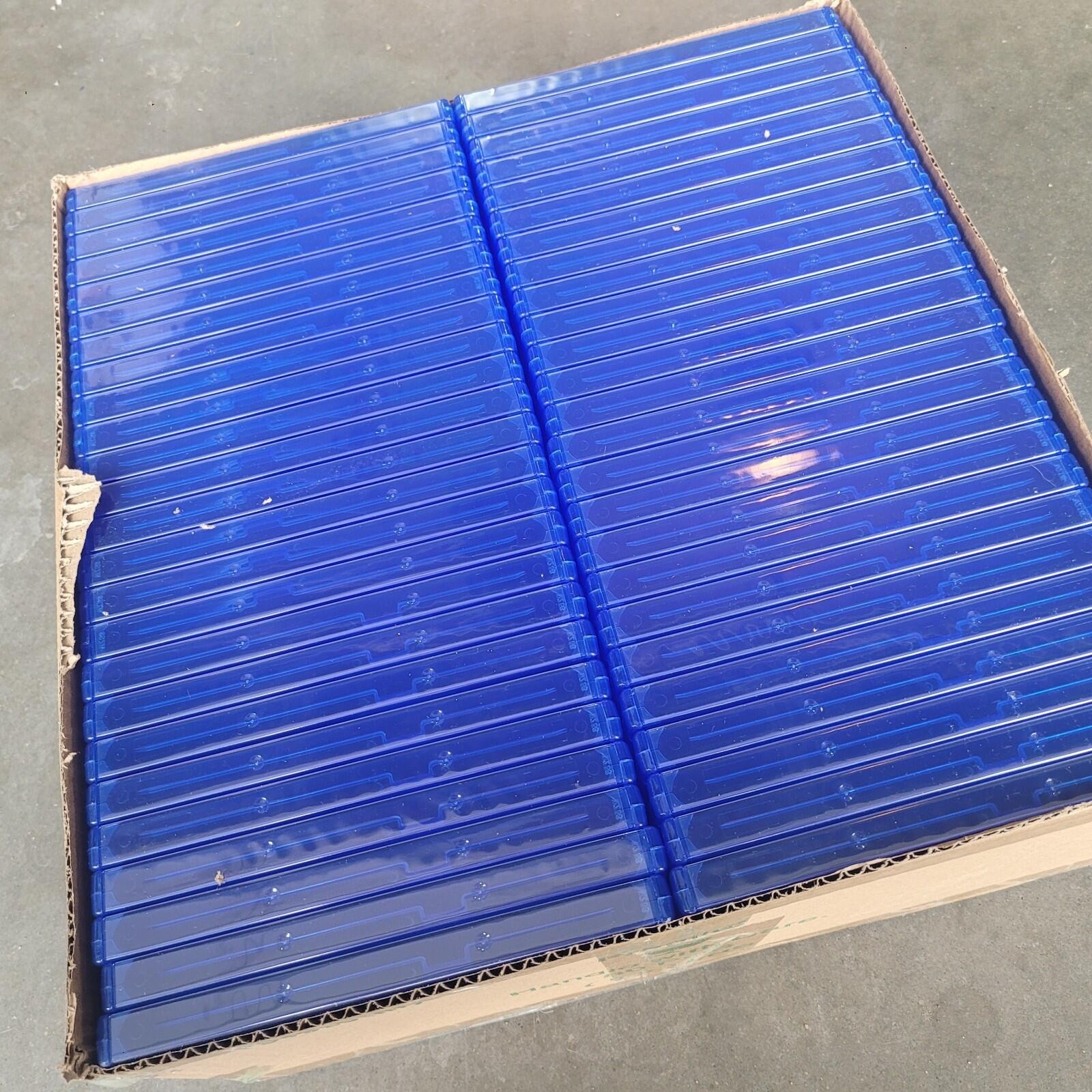 Wholesale Lot of 50 Brand New PS4 / PS5 Game Case Replacement Clear Blue